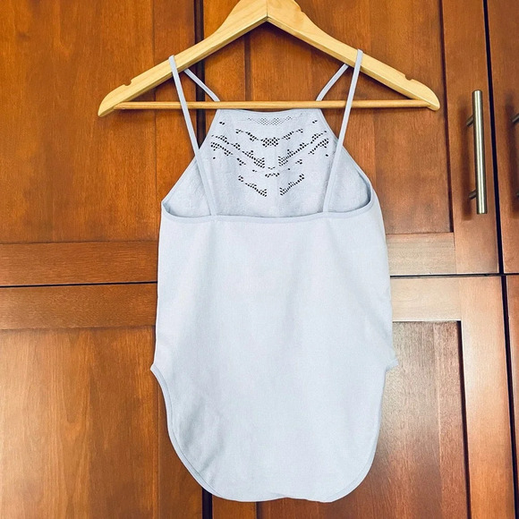 Free People Intimately Bodysuit Cutout Sleeveless Purple Size Medium/Large NEW - Picture 5 of 7